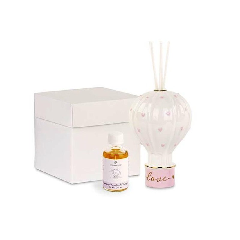 ---DIFFUSORE MONGOLFIERA ROSA 13cm CON SCATOLA E PROFUMO [TONO28905-00.jpg]