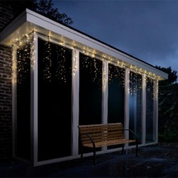 TENDA LUMINOSA 300 LED BIANCO CALDO PROLUNGABILE USO ESTERNO CAVO 5mt+1mt TRASPARENTE [9901032-20.jpg]