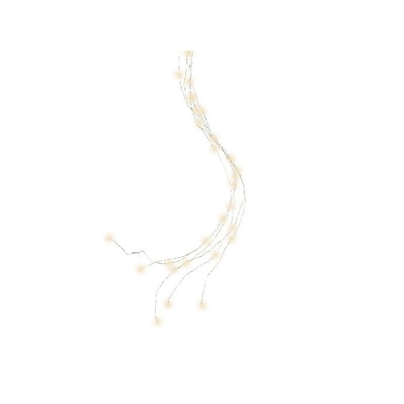 FILO PIOGGIA 160 LUCI LED BIANCO CALDO TIMER 8h-ON 16h-OFF USO ESTERNO CORRENTE [9901036-00.jpg]