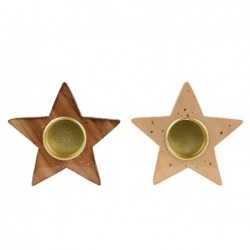 PORTA CANDELA TEA LIGHT STELLA GLITTER DIAMETRO 12cm 2 VARIANTI COLORE [9015002-10.jpg]