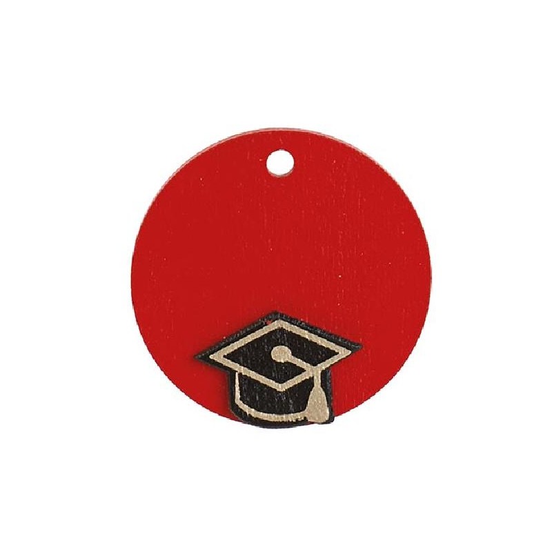 DECO ROSSO LAUREA 4cm APPENDIBILE [TONO28938-00.jpg]