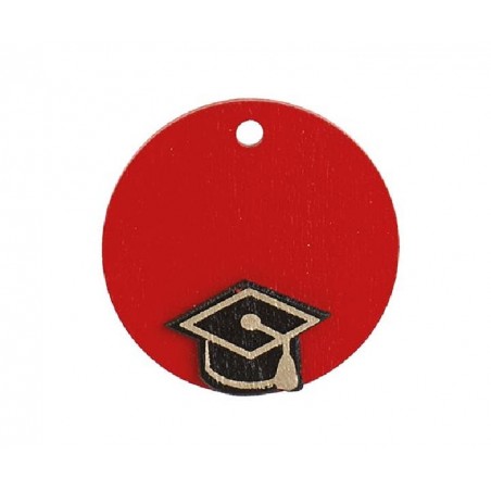 DECO ROSSO LAUREA 4cm APPENDIBILE [TONO28938-00.jpg]