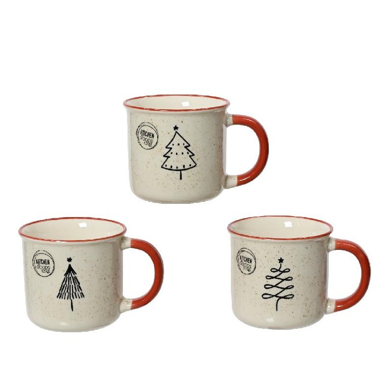 TAZZA CERAMICA BEIGE MANICO ROSSO 3sogg [9015027-00.jpg]