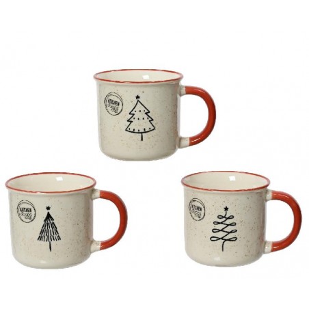 TAZZA CERAMICA BEIGE MANICO ROSSO 3sogg [9015027-00.jpg]