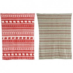 PLAID FANTASIA ROSSO/GRIGIO 130x170cm [9015099-70.jpg]