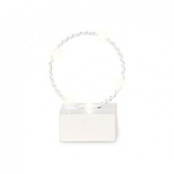 ---CERCHIO BIANCO C/LED d8h11,5cm [TONO28944-00.jpg]