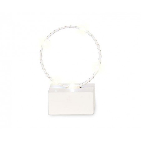 ---CERCHIO BIANCO C/LED d8h11,5cm [TONO28944-00.jpg]