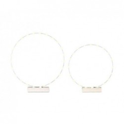 ---SET 2 CERCHI BIANCHI C/LED d45h50-d55 [TONO28945-00.jpg]