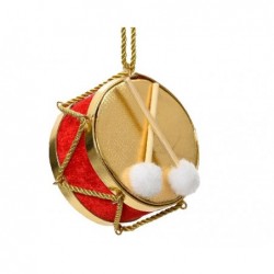 TAMBURELLO PVC ORO/ROSSO d.30xh.17cm [9015306-00.jpg]