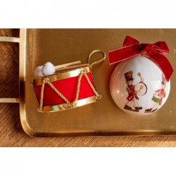 TAMBURELLO PVC ORO/ROSSO d.30xh.17cm [9015306-10.jpg]