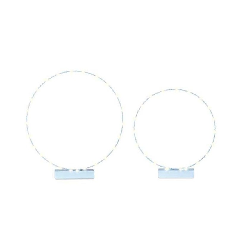 SET 2 CERCHI AZZURRI C/LED d45h50-d55h60 [TONO28947-00.jpg]
