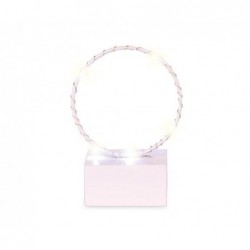 ---CERCHIO ROSA C/LED d8h11,5cm [TONO28948-00.jpg]