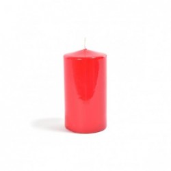 CANDELA MOCCOLO ROSSO LUCIDO h10cm d.5cm [0711021-00.jpg]