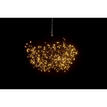 SFERA NERA 912 MICROLED BIANCO CALDO A CIUFFI CON FLASH USO ESTERNO d.50cm [9130003-00.jpg]