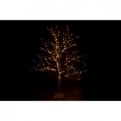 ALBERO SFERA MICROLED ORO d60h210cm 1200 LED CON FLASH [9901024-00.jpg]