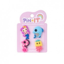SET PIN-IT 4pz OCEAN FRIENDS ColBOOK [COL24829-00.jpg]