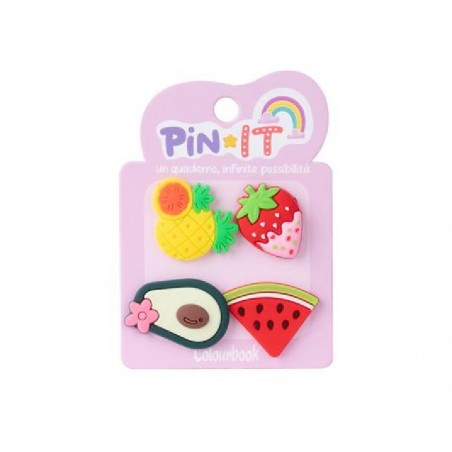 SET PIN-IT 4pz LOVE&FRUIT ColBOOK [COL24827-00.jpg]