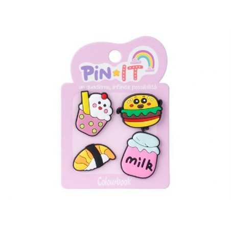 SET PIN-IT 4pz BREAKFAST&LOVE ColBOOK [COL24824-00.jpg]
