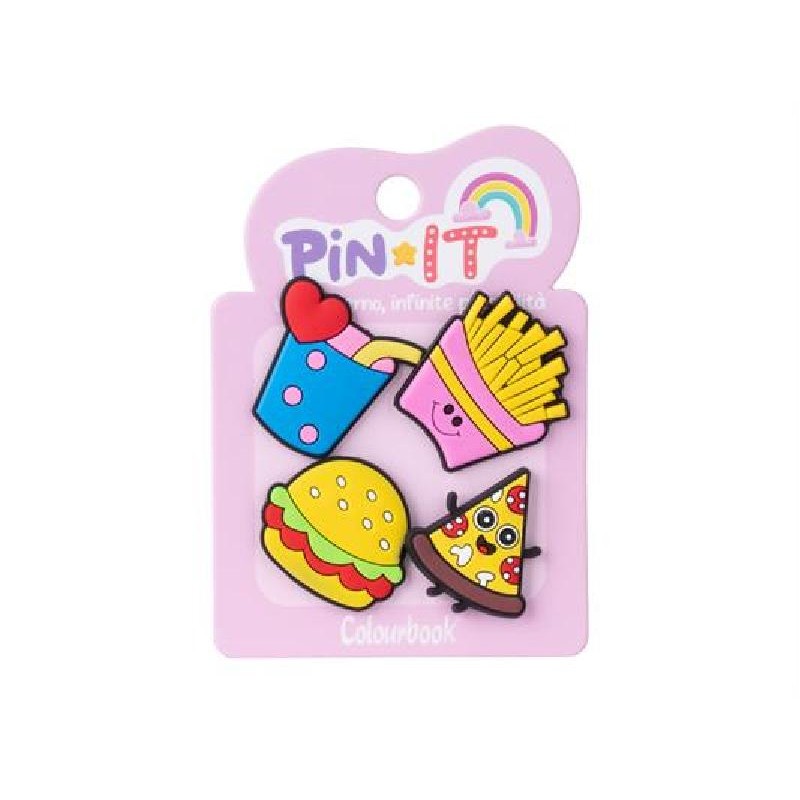 SET PIN-IT 4pz FOOD&DRINK ColBOOK [COL24822-00.jpg]