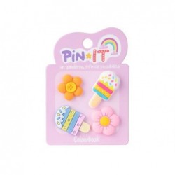 SET PIN-IT 4pz SWEETIES LOVE ColBOOK [COL24814-00.jpg]