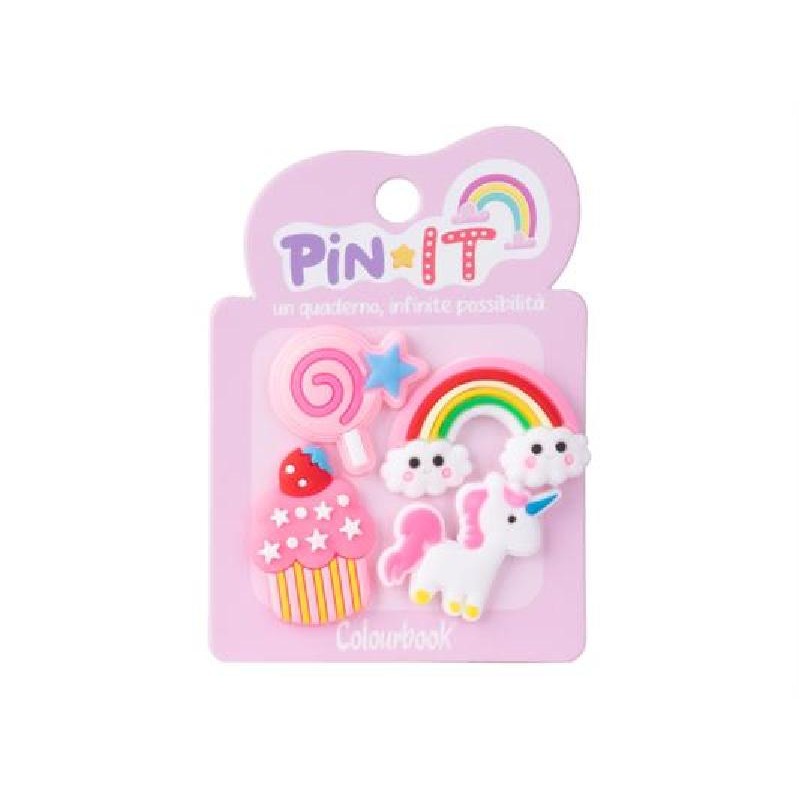 SET PIN-IT 4pz SWEET DREAMS ColBOOK [COL24813-00.jpg]