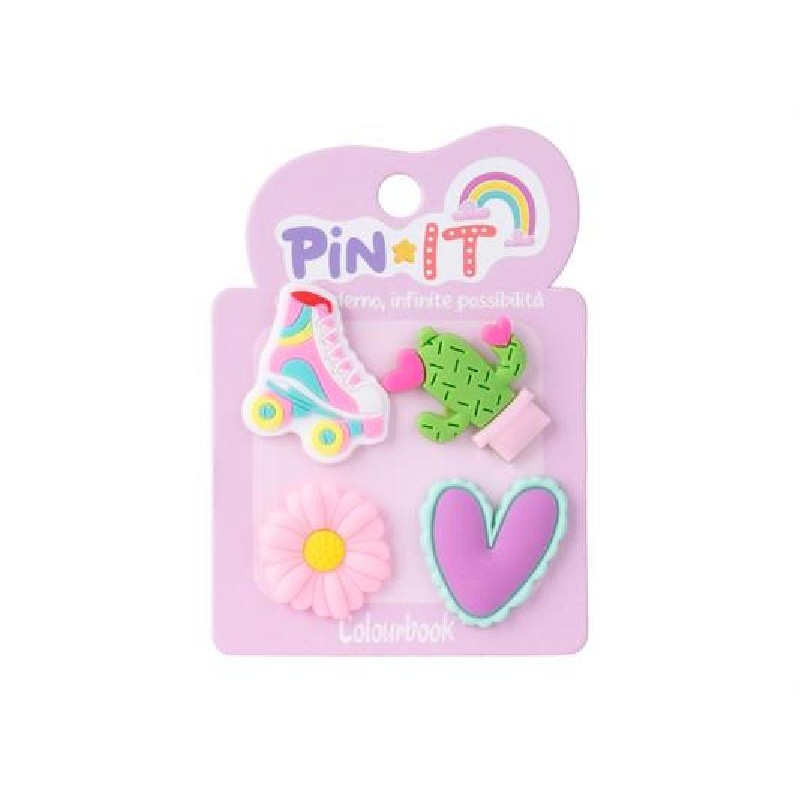 SET PIN-IT 4pz SUMMER LOVE ColBOOK [COL24834-00.jpg]