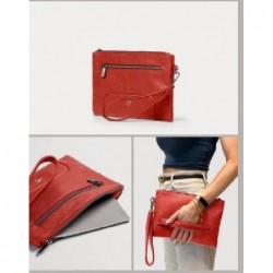 POUCHETTE DA POLSO GATE ECOPELLE ROSSO [9212GAT28-00.jpg]