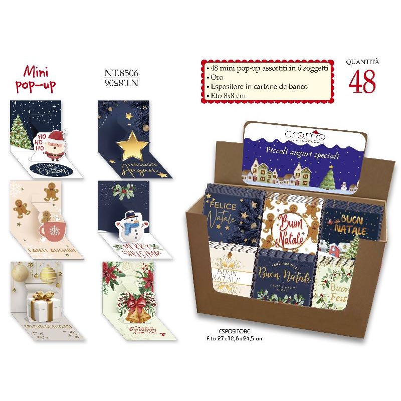 ---NATALECARD MINI POP-UP 8x8 48pz 6sogg [9019106-00.jpg]