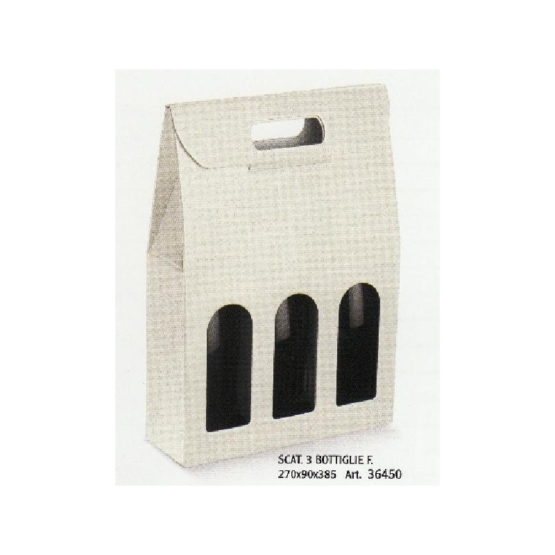 ---SCATOLA 3 BOTTIGLIE SFERE BIANCHE [TONO36450-00.jpg]