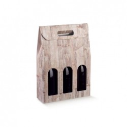 SCATOLA 3 BOTTIGLIE 270x90x385 WOOD [TONO36822-00.jpg]