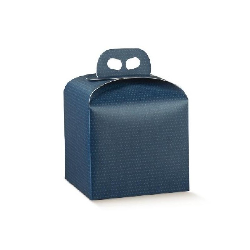 SCATOLA PANETTONE 200x200x180mm SPOT BLU [TONO38493-00.jpg]
