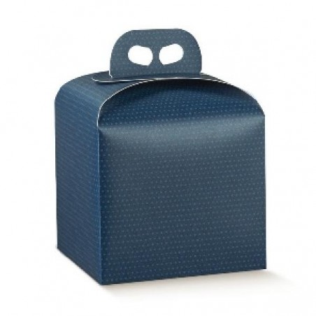 SCATOLA PANETTONE 200x200x180mm SPOT BLU [TONO38493-00.jpg]