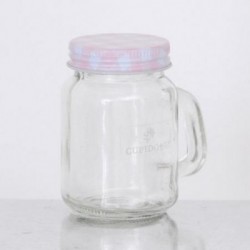 ---BICCHIERE VETRO C/MANICO ROSA h85 [TONO71928-00.jpg]