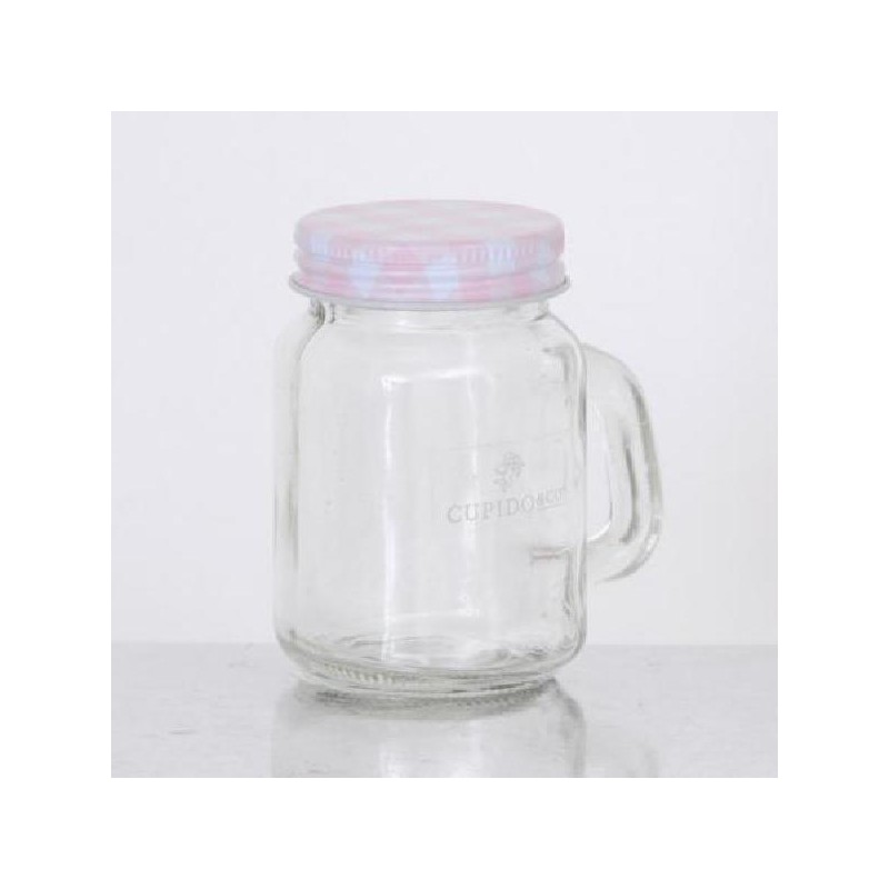 ---BICCHIERE VETRO C/MANICO ROSA h85 [TONO71928-00.jpg]