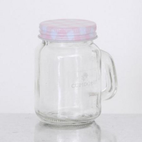 ---BICCHIERE VETRO C/MANICO ROSA h85 [TONO71928-00.jpg]