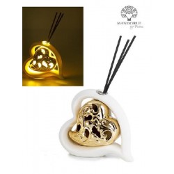 ---DIFFUSORE CUORE ORO CON LUCE 11cm COMPLETO DI SCATOLA [0145016-00.jpg]