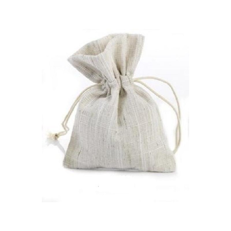 ---SACCHETTO COTONE 14cm ECRU-GREZZO [0141224-00.jpg]