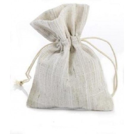 ---SACCHETTO COTONE 14cm ECRU-GREZZO [0141224-00.jpg]