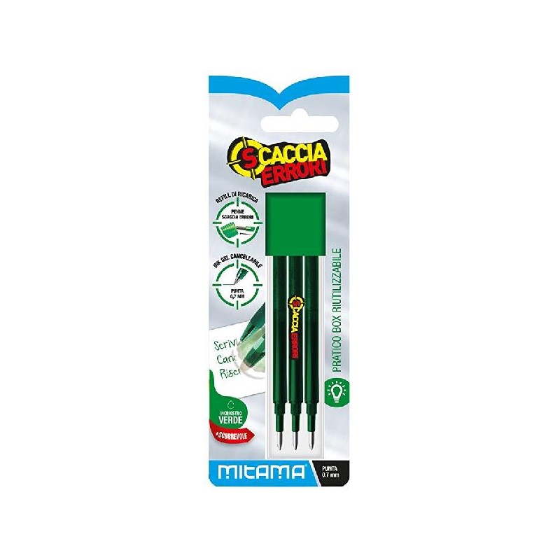 MITAMA bl.3 REFILL CANCELLABILE VERDE COMPATIBILE frixion [1110990-00.jpg]