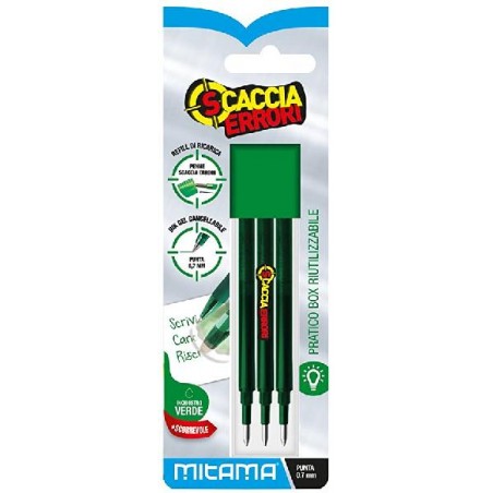 MITAMA bl.3 REFILL CANCELLABILE VERDE COMPATIBILE frixion [1110990-00.jpg]