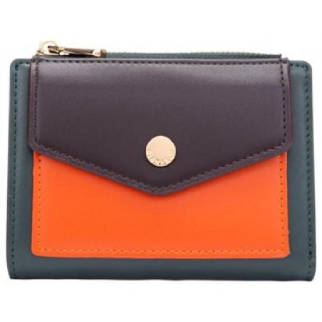 ---PORTAFOGLI ECO BICOLOR GREEN/ORANGE [34911GO-00.jpg]