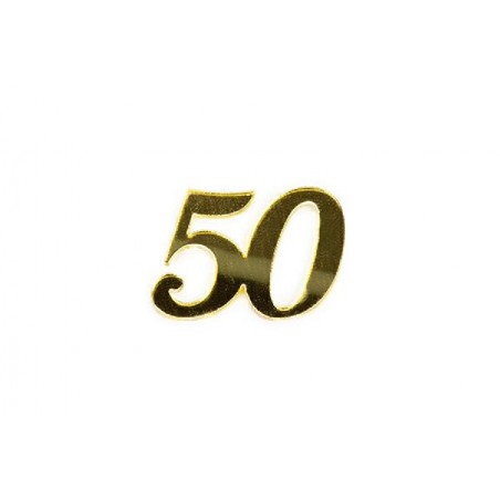 APPLICAZIONE 50ANNI PLEXI cm2,5 [0130104-00.jpg]