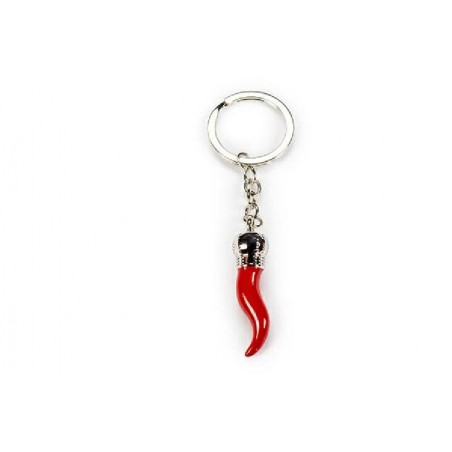 PORTACHIAVI CORNETTO ROSSO cm5 [0130112-00.jpg]