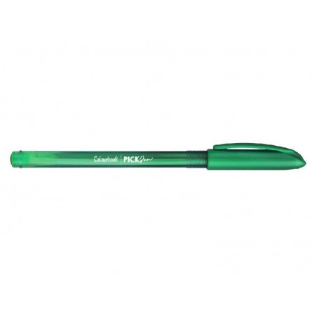 PENNA SFERA PICK PEN VERDE 12pz ColBOOK [COL24974-00.jpg]