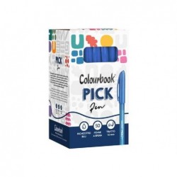 PENNA SFERA PICK PEN BLU 50pz ColBOOK [COL24971-00.jpg]