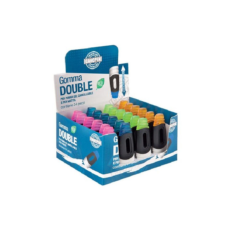 GOMMA DOUBLE PER PENNA GEL E MATITA [1040015-00.jpg]
