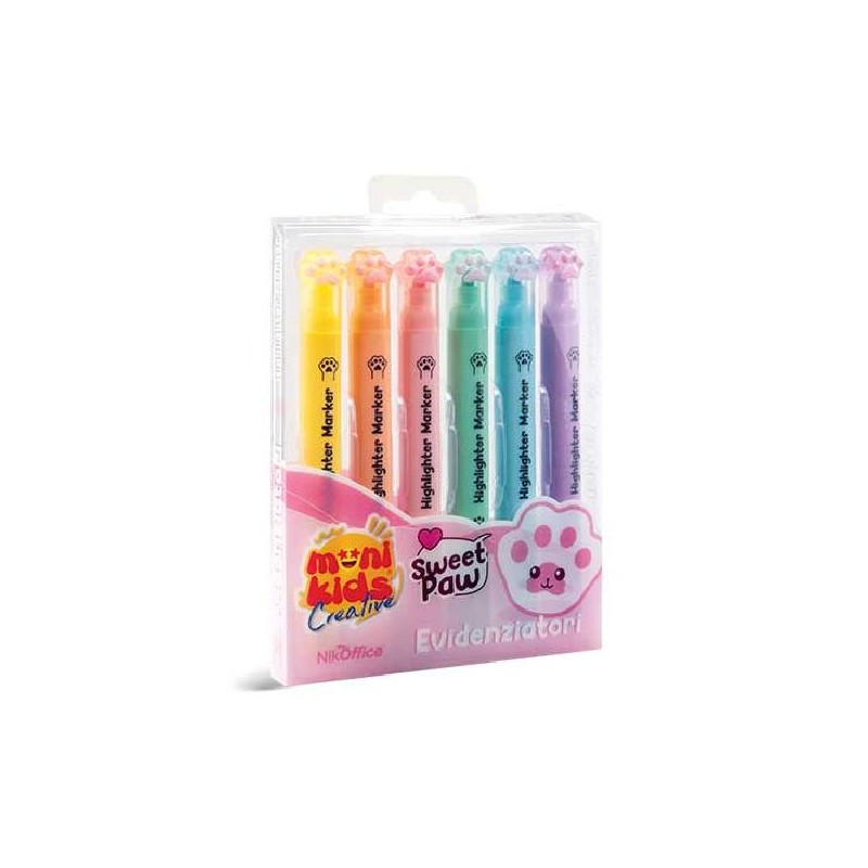EVIDENZIATORI SWEET PAW Bl.6pz NIK [1230511-00.jpg]