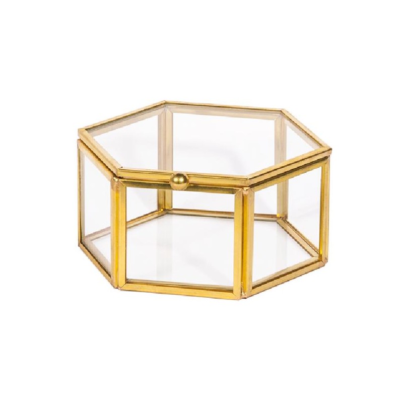 GOLDEN BOX ESAGONALE cm8,5xh4 [0170302-00.jpg]