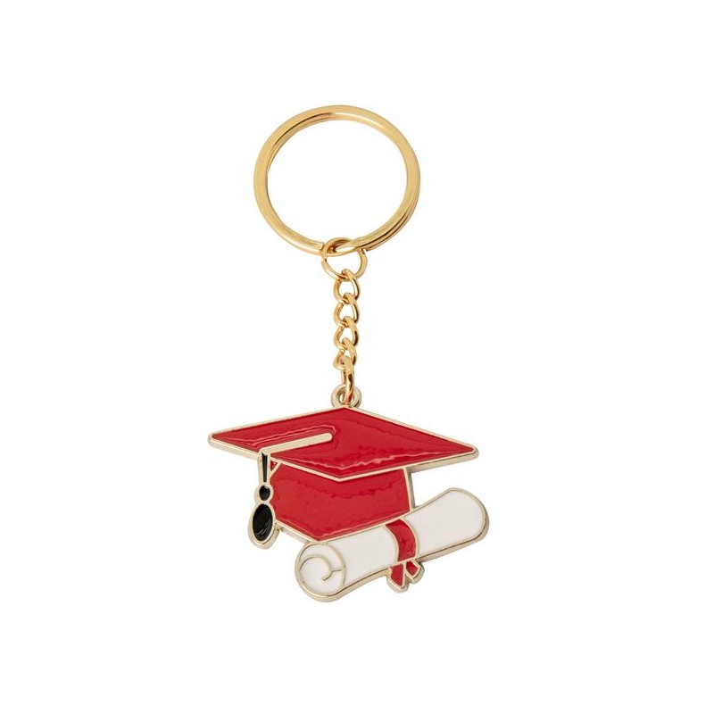 PORTACHIAVI LAUREA TOCCO ROSSO 5cm [0170310-00.jpg]