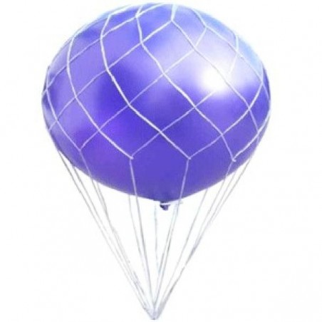 RETE PER PALLONCINI BIANCA 16inc [8410032-00.jpg]